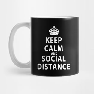 Keep Calm and Social Distance Mug